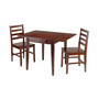 Hamilton 3-Piece Drop Leaf Dining Table with 2 Ladder Back Chairs