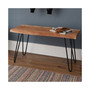 Hairpin Natural Live Edge Wood With Metal 36" Bench