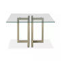 Emila 48" Square Glass Mix and Match Dining Table, Created for Macy's