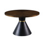 Hemingway Round Oak Dinette Table with Base
