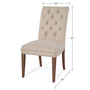 Lilah Upholstered Back Parsons Chair