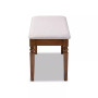 Giovanni Modern and Contemporary Fabric Upholstered Dining Bench