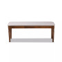 Giovanni Modern and Contemporary Fabric Upholstered Dining Bench