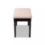 Giovanni Modern and Contemporary Fabric Upholstered Dining Bench