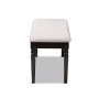 Giovanni Modern and Contemporary Fabric Upholstered Dining Bench