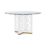 Chelsea Round Glass Dining Table
