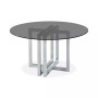 Emila 54" Round Glass Mix and Match Dining Table, Created for Macy's