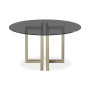 Emila 54" Round Glass Mix and Match Dining Table, Created for Macy's