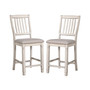 Sonora Antique White Pub Chair (Set of 2)