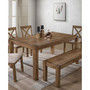 Janet Driftwood Transitional Dining Table