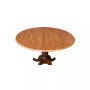 International Concept 42" Round Dual Drop Leaf Pedestal Table