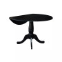International Concept 42" Round Dual Drop Leaf Pedestal Table