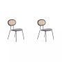 Jardin 2-Piece Upholstered Metal Dining Chair