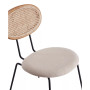 Jardin 2-Piece Upholstered Metal Dining Chair