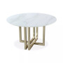 Emila 54" Round Sintered Stone Mix and Match Dining Table, Created for Macy's