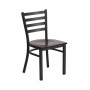 Ladder Back Metal Restaurant Dining Chair