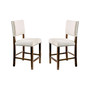 Mai Brown Cherry Pub Chair (Set of 2)