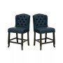Langly Tufted Upholstered Pub Chair (Set of 2)