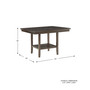 Birm Counter Height Rectangular Dining Table