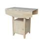Dual Drop Leaf Bistro Table - Bar Height - With Storage