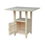 Dual Drop Leaf Bistro Table - Bar Height - With Storage