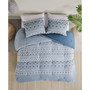 Dora Cotton Chambray 3-Piece Comforter Set, Full/Queen