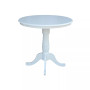 36" Round Top Pedestal Table - 34.9"H