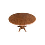 Round Dual Drop Leaf Pedestal Table