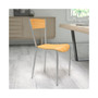 Silver Metal Restaurant Chair