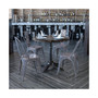 4 Pack Metal Indoor Stackable Chair