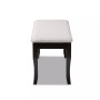 Cornelie Modern and Contemporary Transitional Fabric Upholstered Dining Bench