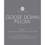 European White Goose Down Medium Density Pillow Standard/Queen, Created for Macy's