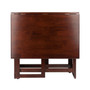 Clara Double Drop Leaf Solid/Composite Wood Dining Table - Walnut