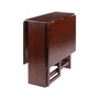Clara Double Drop Leaf Solid/Composite Wood Dining Table - Walnut