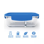 Small Divided Glass Food Storage Container