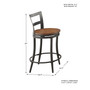 Makah Swivel Counter Height Chair