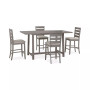 Max Meadows Laminate Counter Height Rectangular Trestle Table