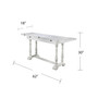 Eerry Farmhouse Folding Trestle Console to Dining Table