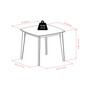 Pauline 29.33" Wood Dining Table