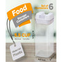 6 Piece Food Storage Containers, 1.2 Liter