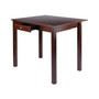 Perrone 34.06" Wood High Table with Drop Leaf
