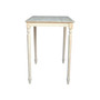 Solid Wood Top Table - Turned Legs