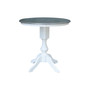 36" Round Top Counter Height Pedestal Table