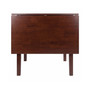Perrone 29.13" Wood Drop Leaf Dining Table