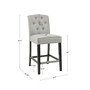 Marian 26" Fabric Tufted Counter Stool