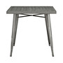 Alacrity Square Metal Dining Table