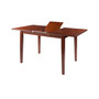 Darren Solid/Composite Wood Dining Table, Extension Top - Walnut