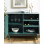 Louvered Door Bar Cabinet