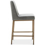 Cambridge Velvet Stool, 3-Pc. Set (3 Grey Counter Stools)