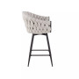 Braided Matisse Contemporary Counter Stool, Set of 2